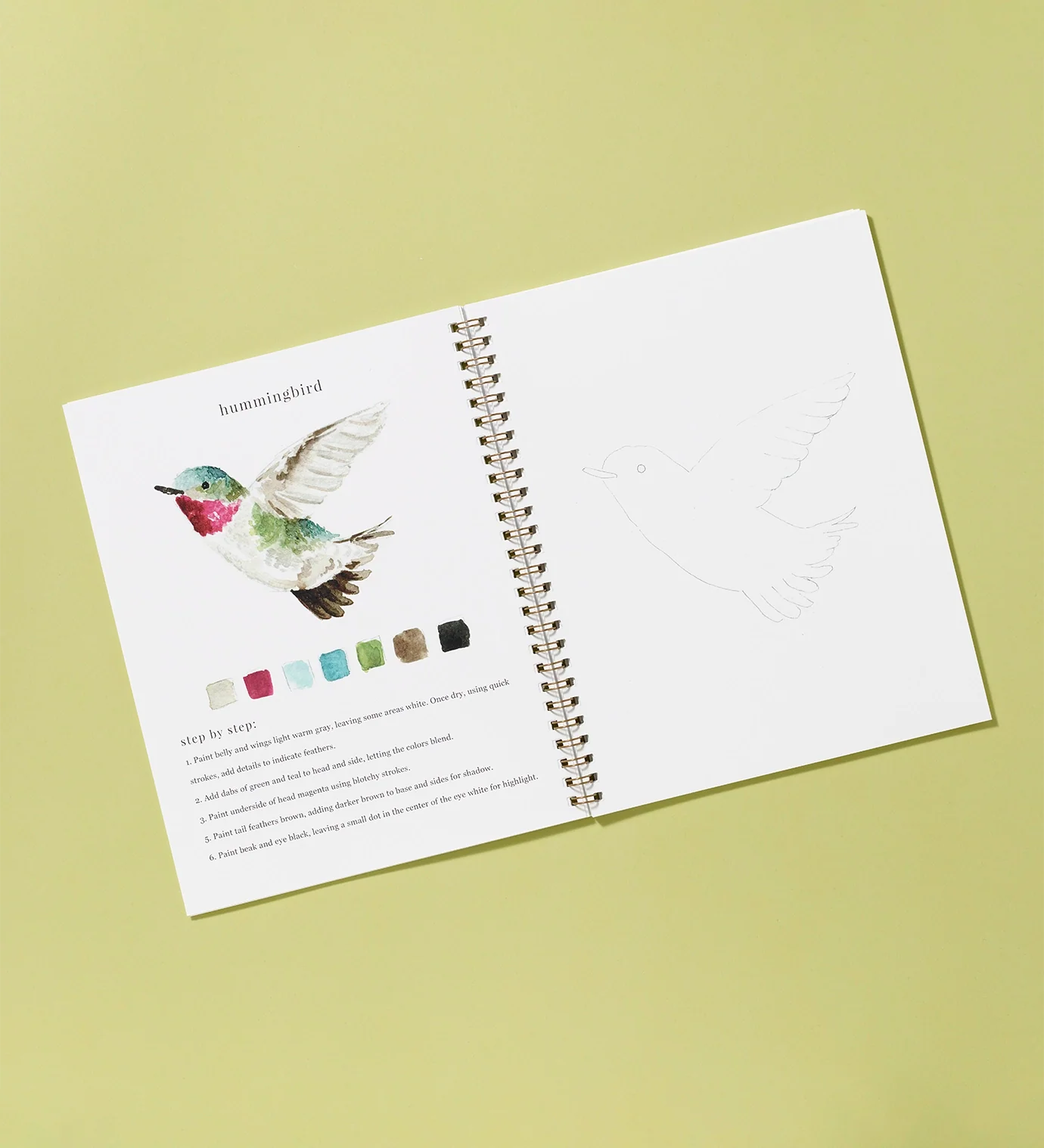 Birds Watercolor Workbook - Image 3